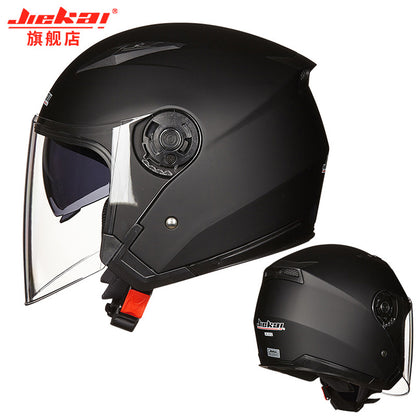 3/4 Open Flip Up Scooter Motorcycle Helmet Full  Visor Motorbike Helmet DOT
