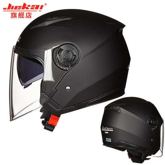 3/4 Open Flip Up Scooter Motorcycle Helmet Full  Visor Motorbike Helmet DOT