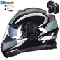 GXT DOT Bluetooth Flip Up Motorcycle Helmets 2 Lens Full Face Motorbike Helmets
