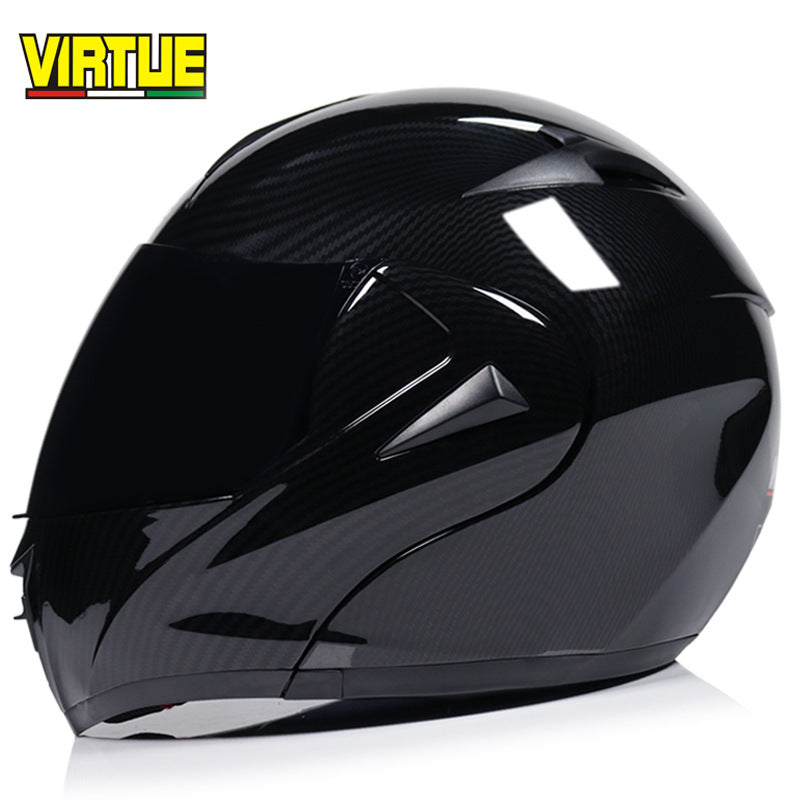 Motorcycle Helmet Modular Racing Flip Up Motorbike Helmet With Inner Sun lens