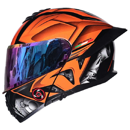 Bluetooth Flip Up Modular Motorcycle helmet Full Face Motorbike Helmet ECE DOT