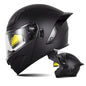 Bluetooth Flip Up Modular Motorcycle Helmet Lens Motorbike Scooter Helmet DOT