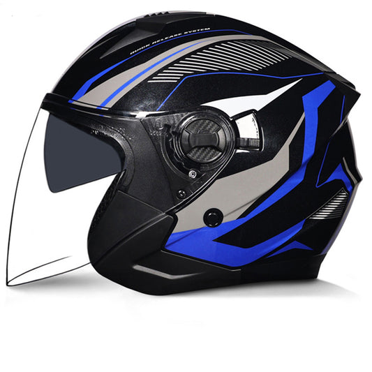 DOT Motorcycle Open Half Face Jet Helmet Motobike 3/4 Scooter Bike Helmets