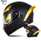 Bluetooth Flip Up Modular Motorcycle Helmet Lens Motorbike Scooter Helmet DOT
