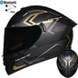 DOT LVS Bluetooth Motorcycle Helmet Dual Len Full Face Off Road Motocross Helmet