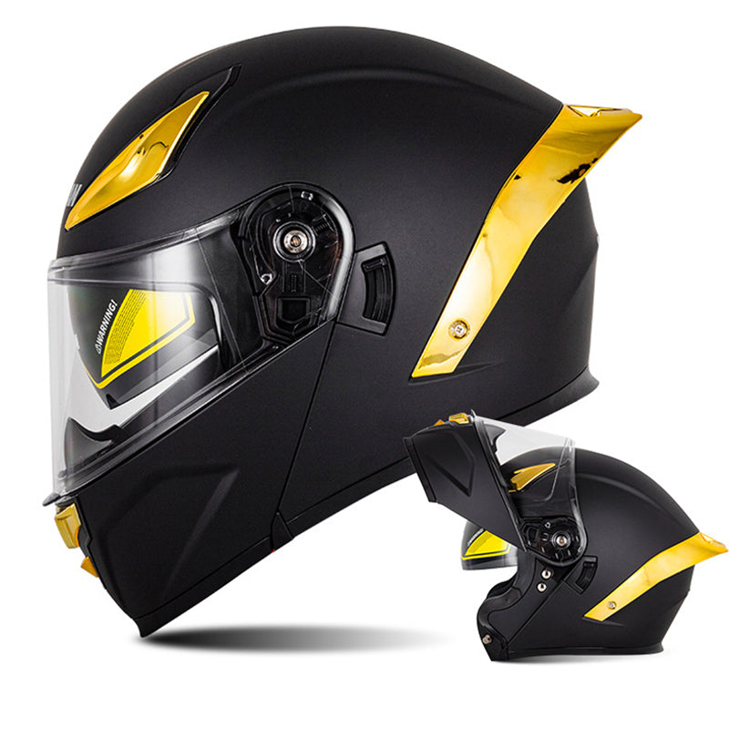 Bluetooth Flip Up Modular Motorcycle Helmet Lens Motorbike Scooter Helmet DOT