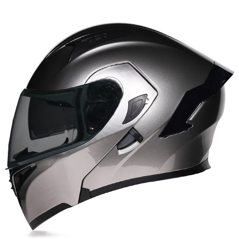 DOC Bluetooth Modular Flip Up Motorcycle Helmet Dual Lens Motorbike Helmet