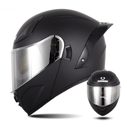 Bluetooth Flip Up Modular Motorcycle Helmet Lens Motorbike Scooter Helmet DOT
