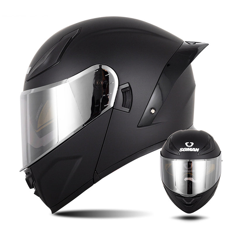 Bluetooth Flip Up Modular Motorcycle Helmet Lens Motorbike Scooter Helmet DOT