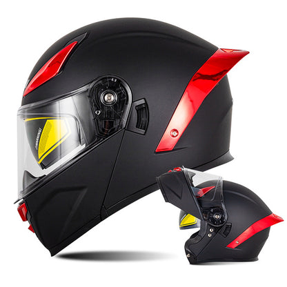 Bluetooth Flip Up Modular Motorcycle Helmet Lens Motorbike Scooter Helmet DOT