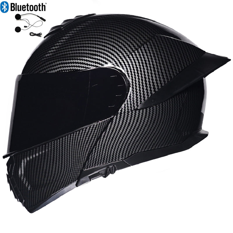 Bluetooth Flip Up Modular Motorcycle helmet Full Face Motorbike Helmet ECE DOT