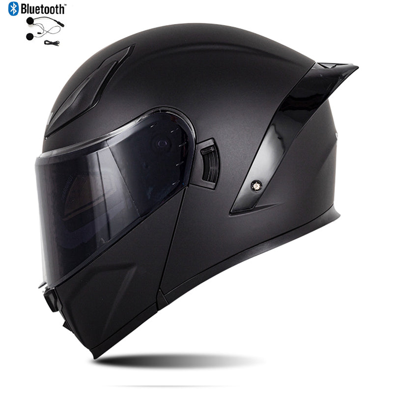 Bluetooth Flip Up Modular Motorcycle Helmet Lens Motorbike Scooter Helmet DOT