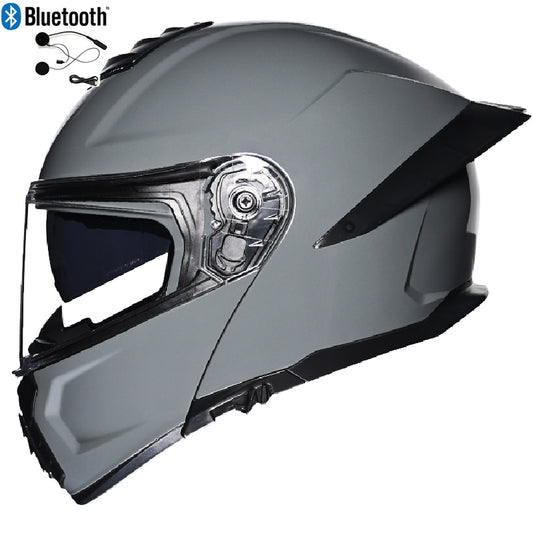 Bluetooth Flip Up Modular Motorcycle helmet Full Face Motorbike Helmet DOT
