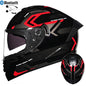 DOT LVS Bluetooth Motorcycle Helmet Dual Len Full Face Off Road Motocross Helmet